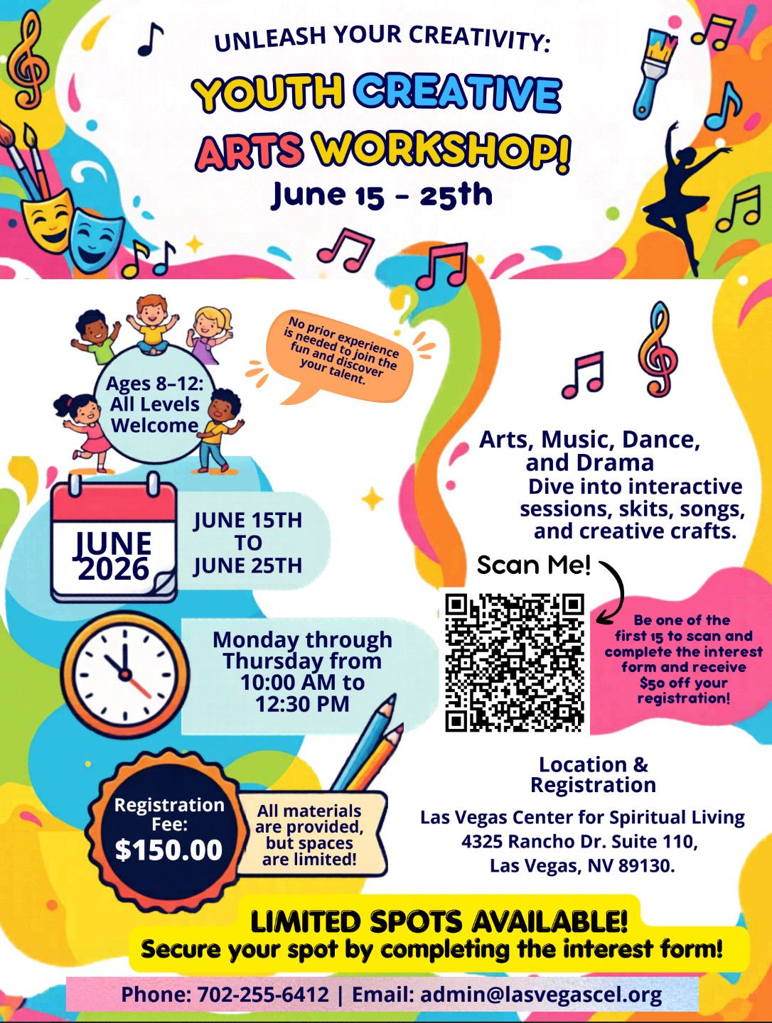 Youth Workshop June 15, 2026