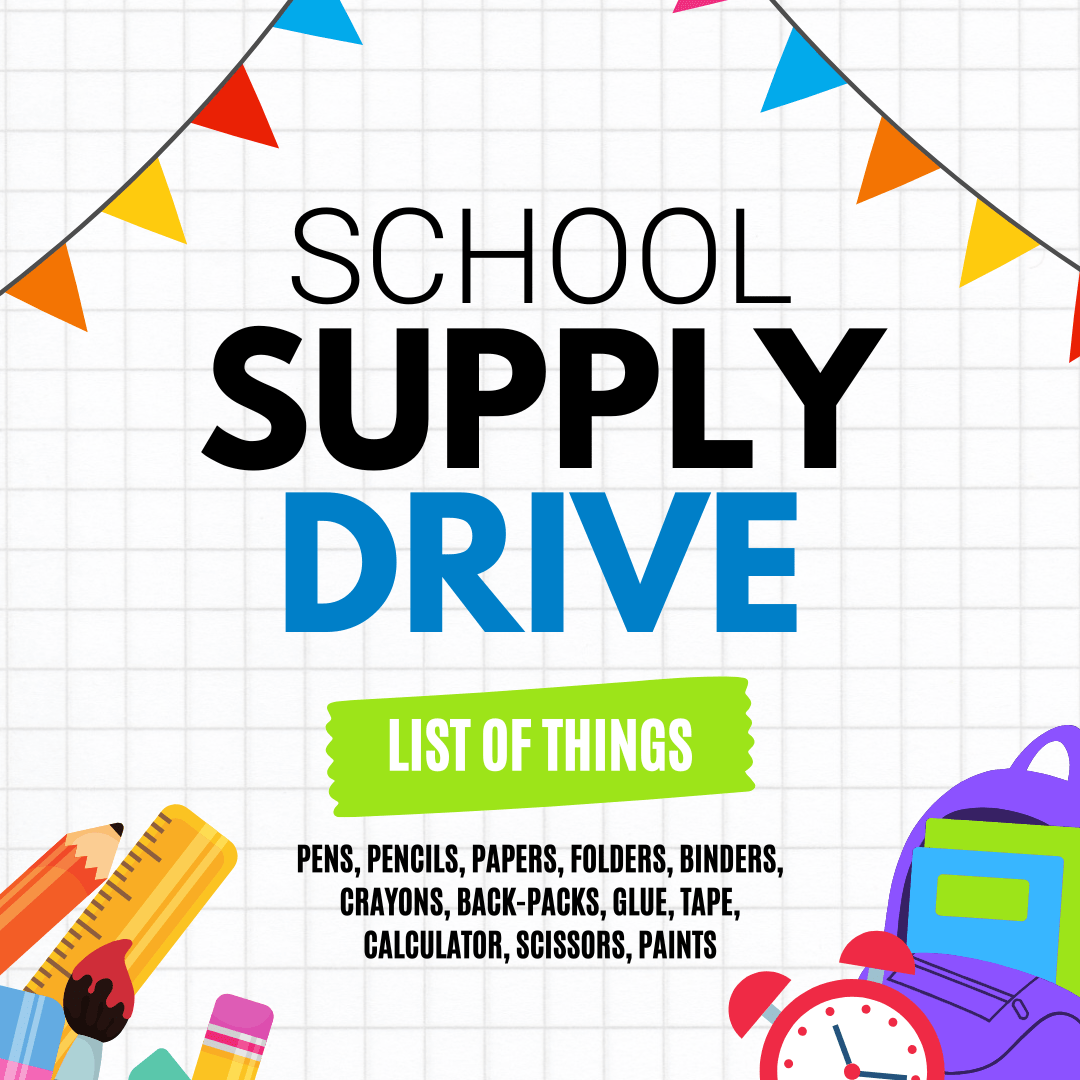 School supply drive