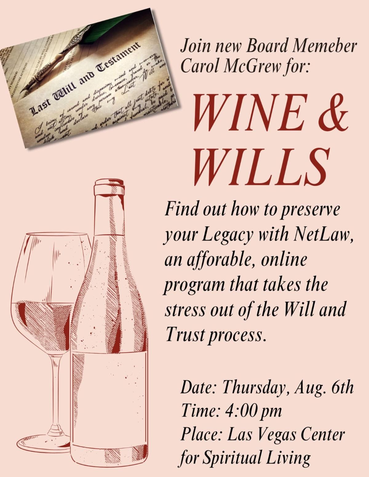 wine and wills seminar